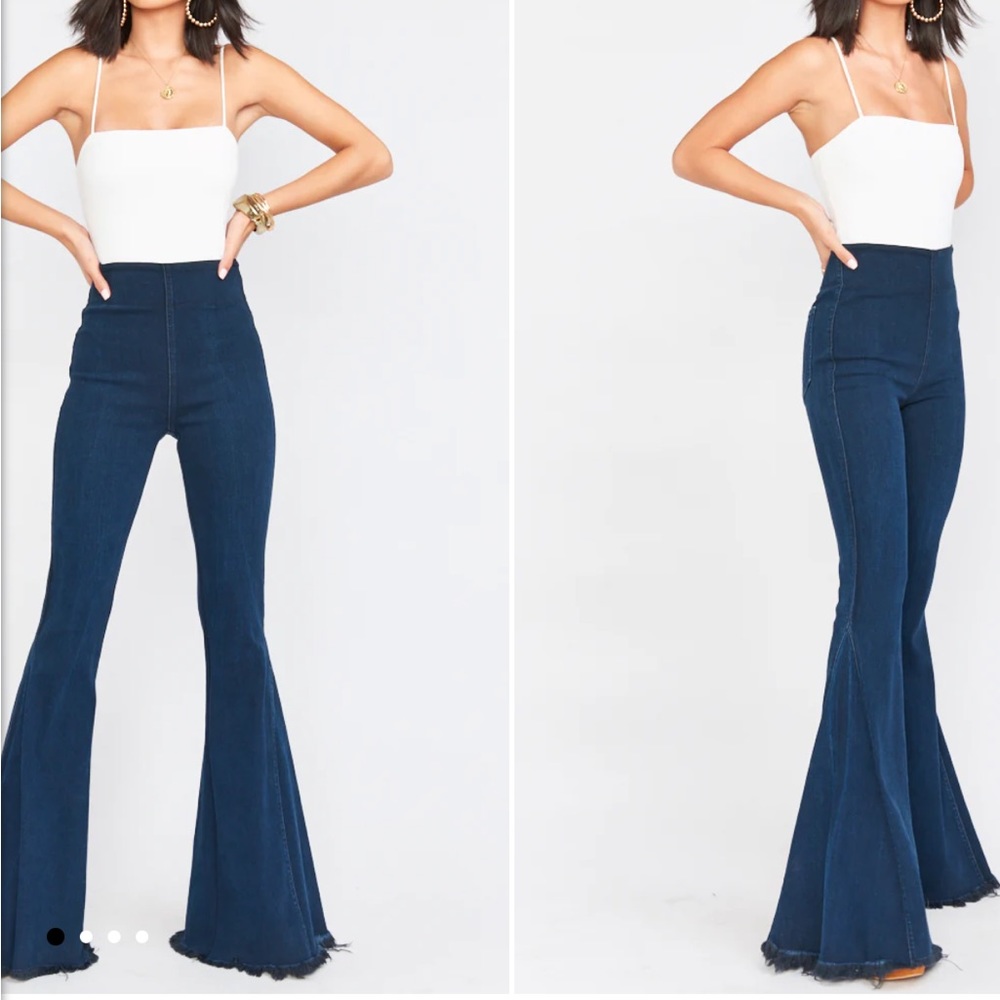 Show Me Your MuMu Dark Blue Flare Jeans